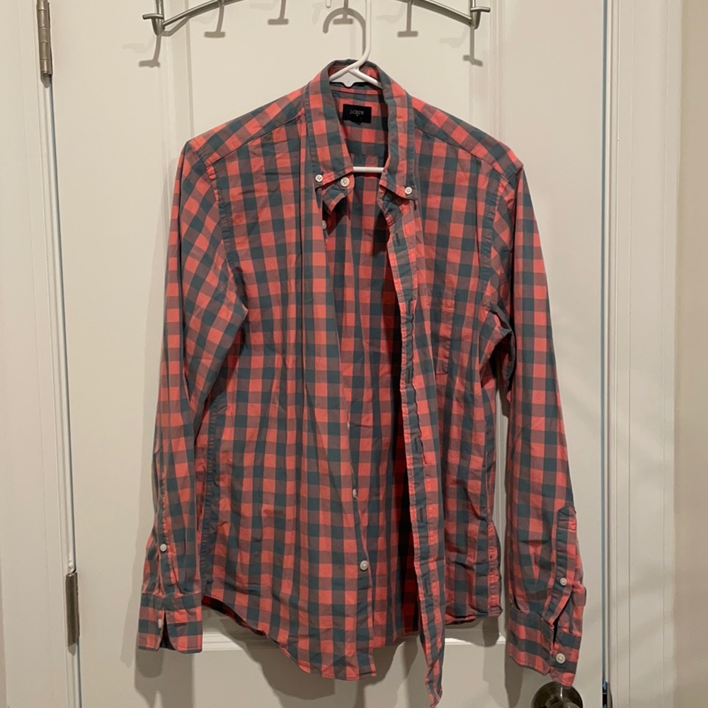 J Crew Plaid Button Up